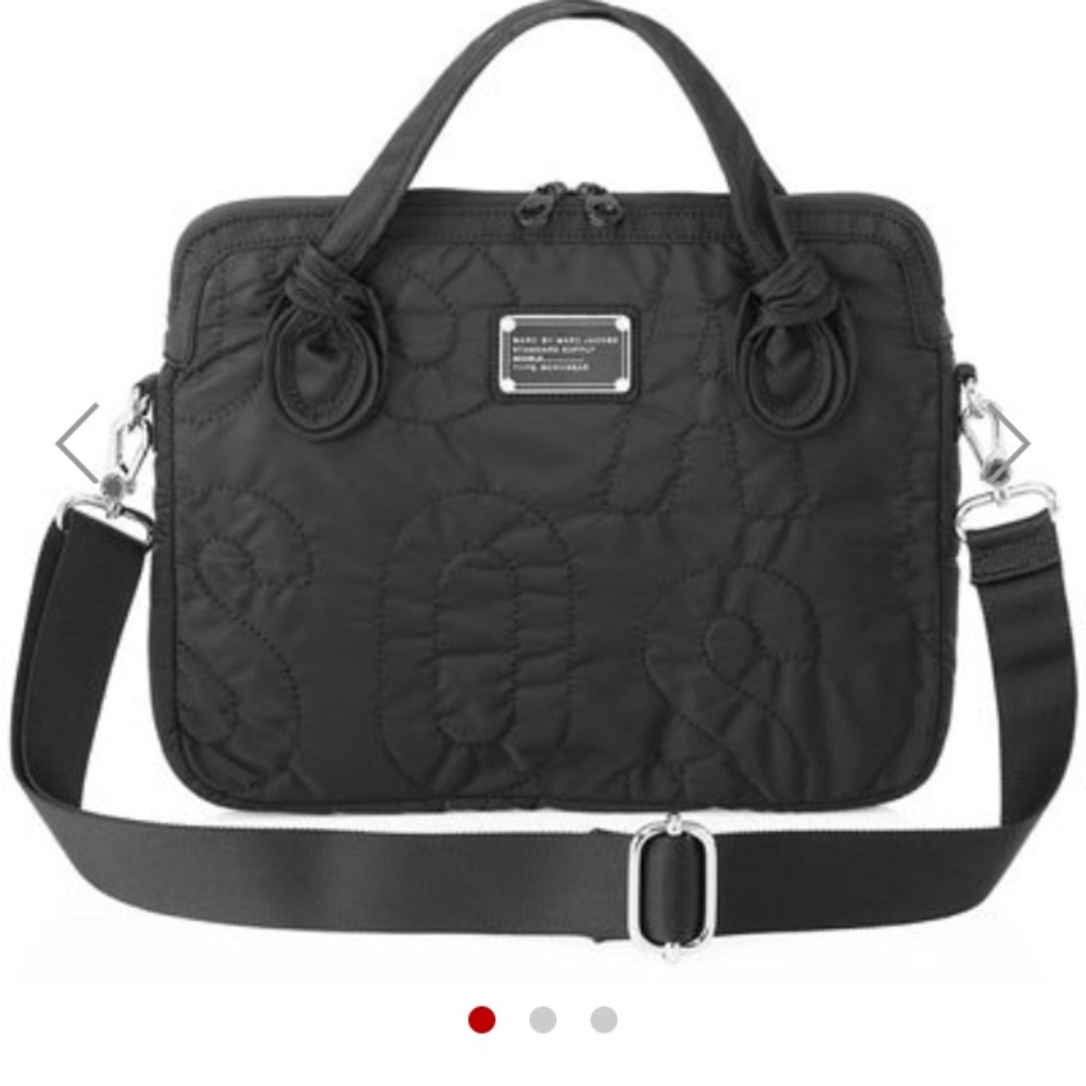 Marc by Marc Jacobs quilted laptop bag